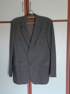 Wool blazer Abrand Jeans gray and brown like new size 54