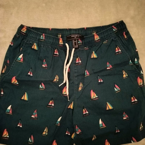 Abercrombie & Fitch shorts like new, blue multicolor size M