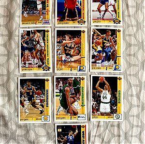 10 κάρτες χαρτακια μπασκετ NBA