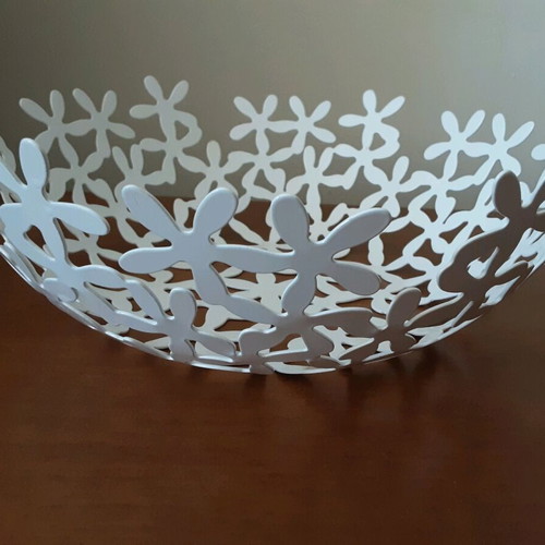 Fruit bowl used, metal