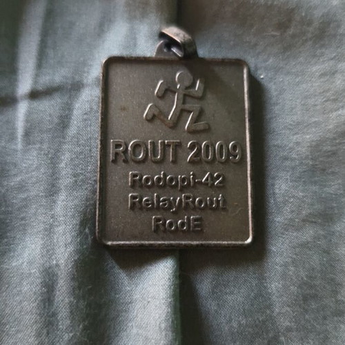Relay Rout 2009 medal used, 42km finish