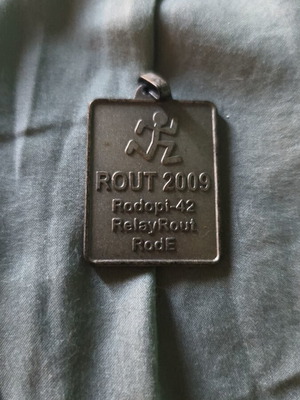 Relay Rout 2009 medal used, 42km finish