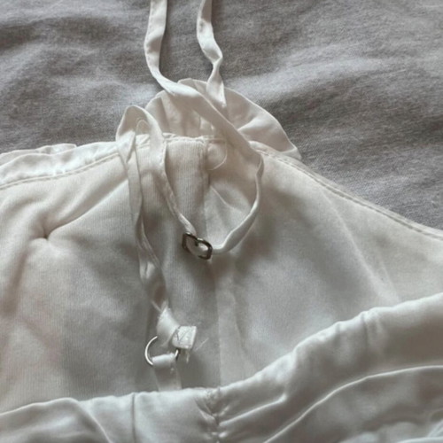 Zara corset new, white with small defect on back strap