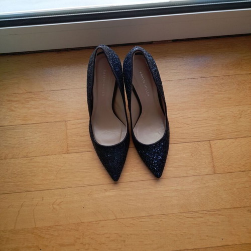 Karen Millen pumps blue 9 cm heel new