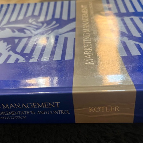 Marketing Management 8th Edition used, Philip Kotler, English