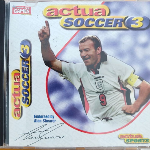 Actua Soccer 3 PC used, collectible CD from Computer Games Magazine