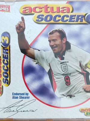 Actua Soccer 3 PC used, collectible CD from Computer Games Magazine