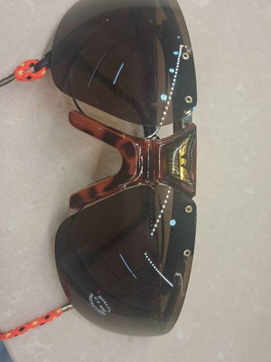 Sunglasses and myopia glasses used, black