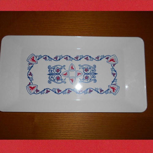 Old PetroGaz promotional serving trays used, set of 2