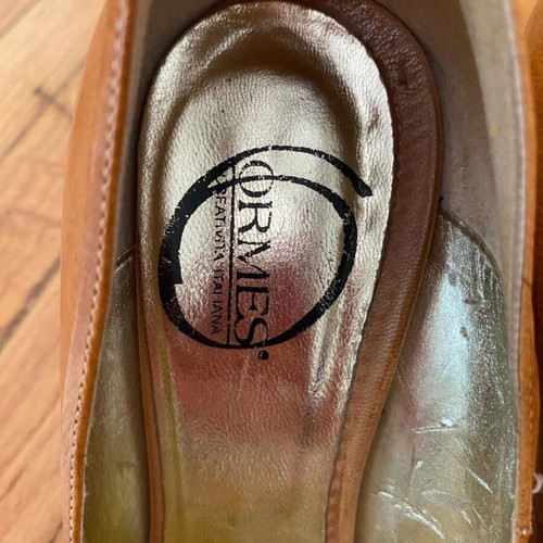 Vintage Ormes leather heels used, size 38, brown