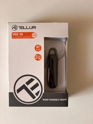 Tellur Vox 10 Earbud Bluetooth Handsfree headset black new