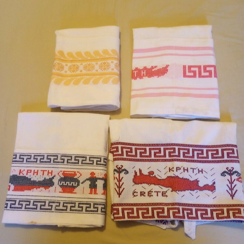 Woven aprons from Crete pack of 4 used