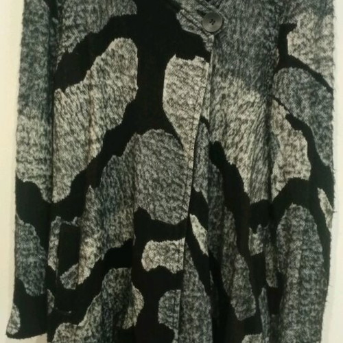 Helmi women's cardigan like new, size small, black gray