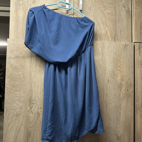 Blue women's dress new, modern, and thick fabric