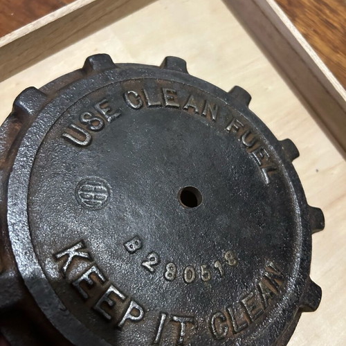 Vintage fuel tank cap used, collectible
