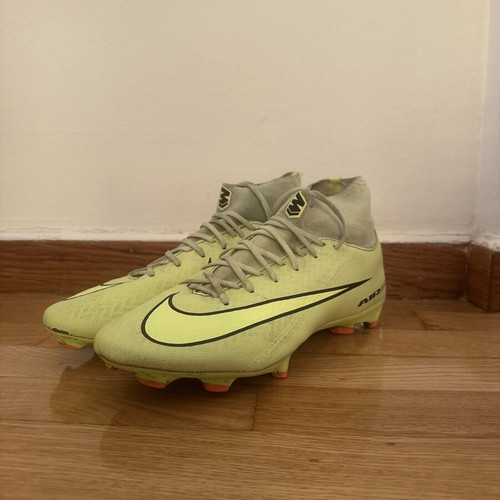 Nike Mercurial football boots, green and yellow, size 39