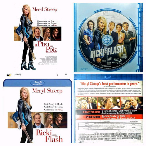 Ricki and the Flash Blu-ray like new, Greek subtitles