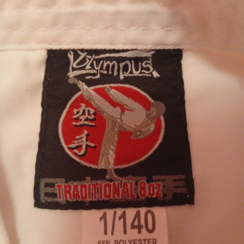Karate suit Olympus new, size up to 140 cm, white