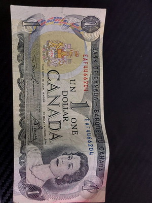 Δολάριο Καναδά 1973 μεταχειρισμένο, 1 cad
