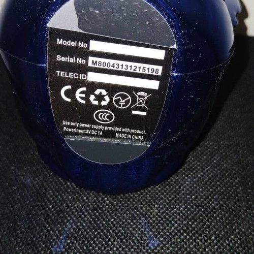 Bluetooth Bulldog speaker new, blue