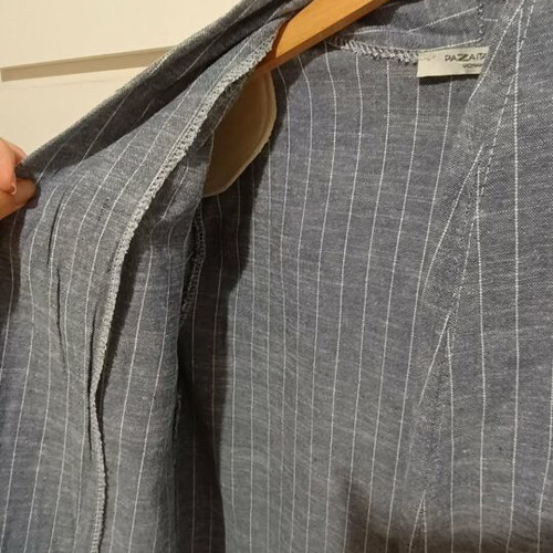 Piazza Italia Linen Jacket like new, size M, blue