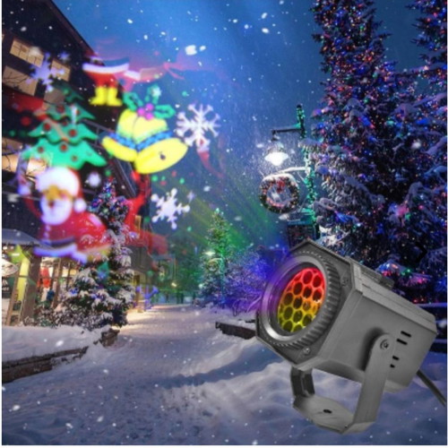 LED projector with 4 display cards new