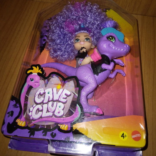 Mattel 2021 Cave Club tots Rebel Tot & Dino doll new