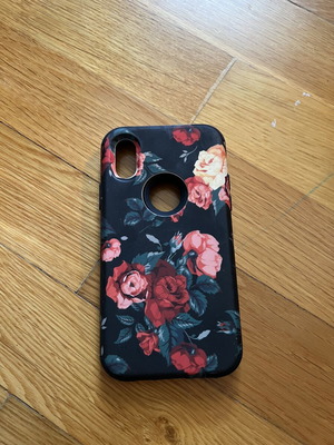 iPhone X protective case like new with silicone cushion