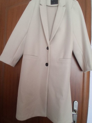 Pink Woman light women's coat, beige, size L