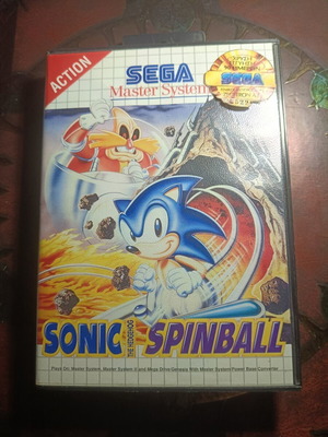Sonic Spinball Sega Master System game like new