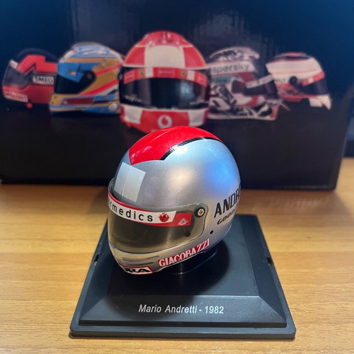 Mario Andretti 1982 helmet new from Ferrari collection