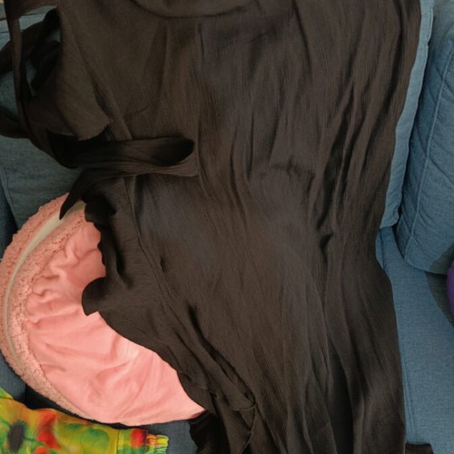 Black beach skirt, size L