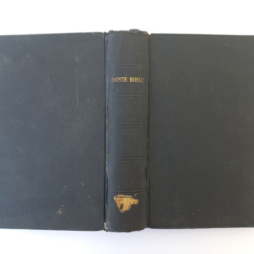La Sainte Bible book used, French edition 1930