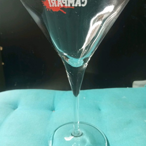 Campari promotional glass new, flawless
