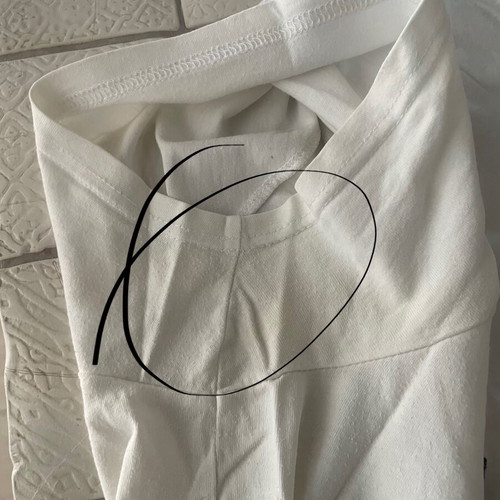 T-shirt Abercrombie & Fitch and Hollister pack of 2, used, size XXL, blue and white