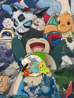 Pokémon First Partners Deluxe Pin like new