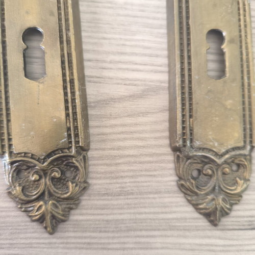 Vintage door handles, pair