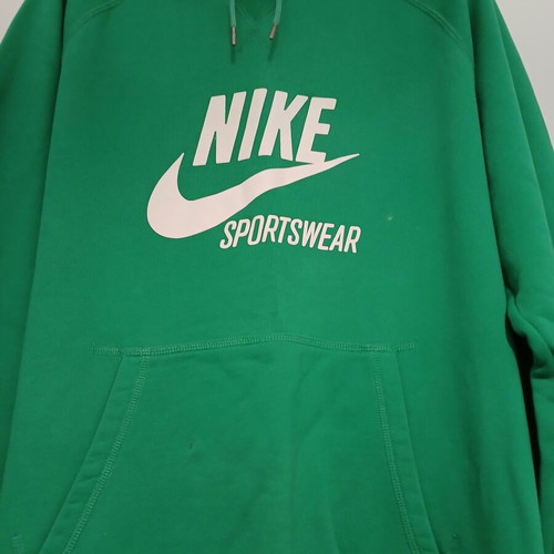 Nike hoodie used, green, size L