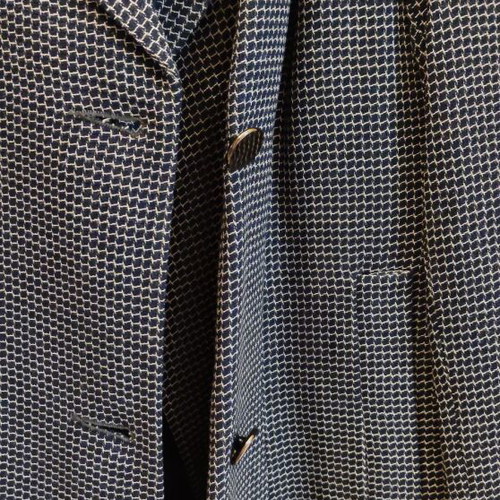 FIDELE jacket with fur like new, black and brown