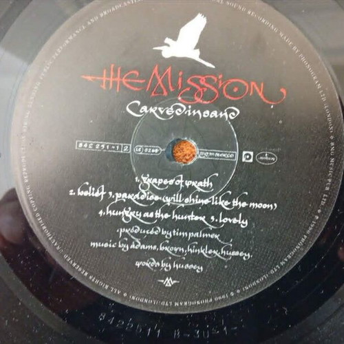 Mission LP Carven In Sad used, UK Gothic Rock