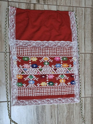 Authentic handmade apron for traditional costume like new