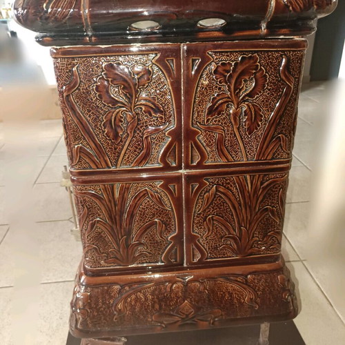 Ceramic wood stove