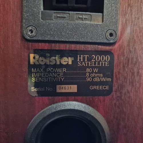 Roister HT 2000 bookshelf speakers, pair