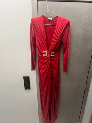 Red Carpet Dress Elisabetta Franchi like new, size 44, red