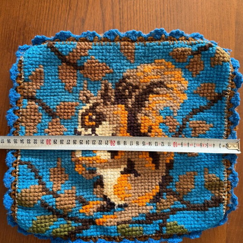 Handmade knitted pillowcases like new, set of 2 for decorative pillows