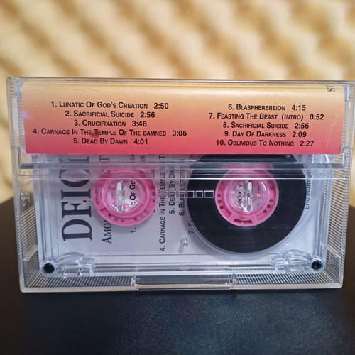 Deicide Amon Feasting the Beast cassette tape used