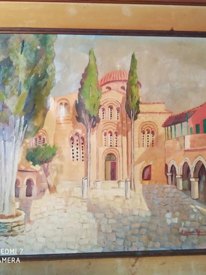 Alexandra Chalari Makotsi oil painting 70x90 with frame