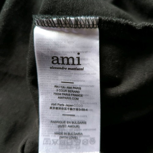 Ami T-shirt black XXL like new