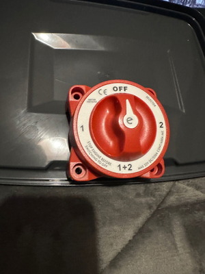 Διακόπτης - Επιλογέας μπαταριών σκάφους καινούργιος στο κουτί του