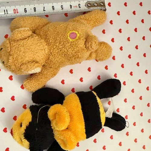 Set of 4 large plush magnets used
